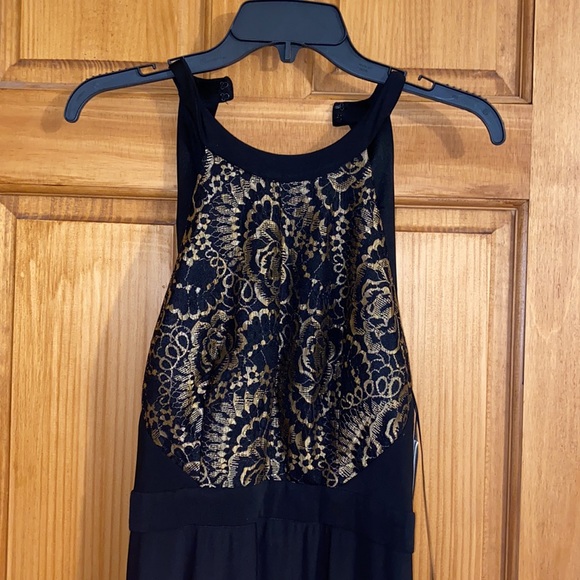 NEW Blondie Nites by Stacy Sklar Black Long Dress - Picture 2 of 7